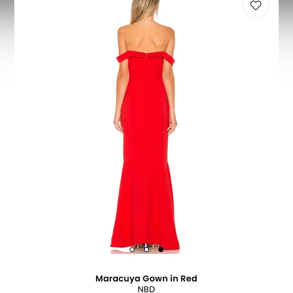 NBD Maracuya Gown in Red (Revolve) | Size Small | NWT - Picture 3 of 12